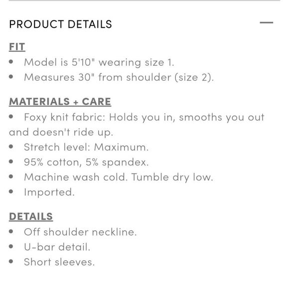 Torrid Plus Size 2X 18-20 Foxy U-Bar Off-Shoulder Short Sleeve Top - Picture 5 of 5